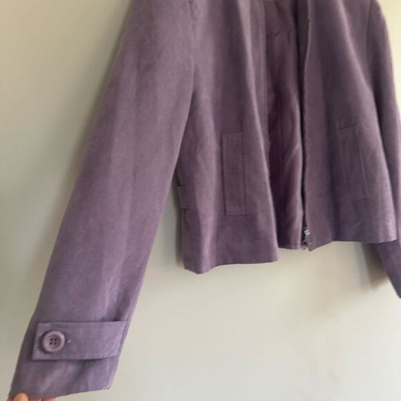 DressBarn Women Purple Jacket - Picture 7 of 9